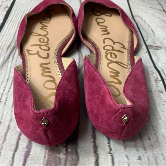 Sam Edelman Suede Rodney Ballet Flats 7 1/2 W - Picture 6 of 7